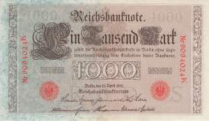 1000 Mark 1910 ro.45c S/K